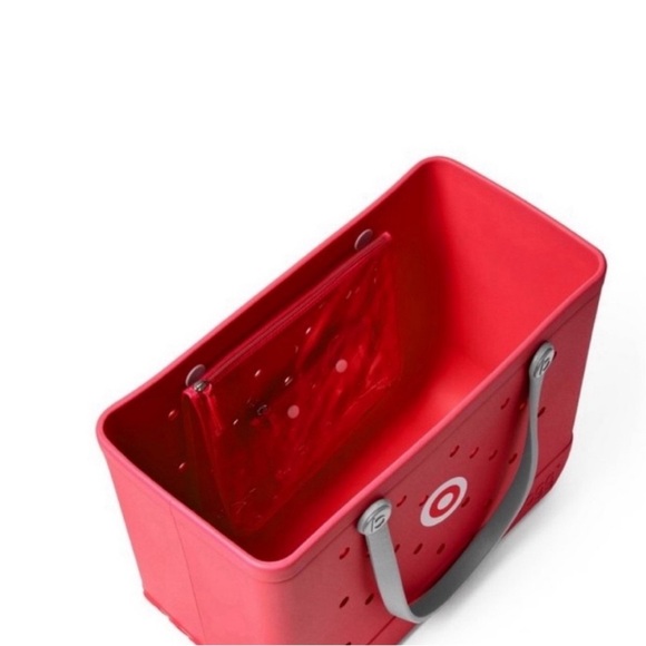 Bogg Bag Original Bullseye Tote Bag - Red NEW - Picture 3 of 6